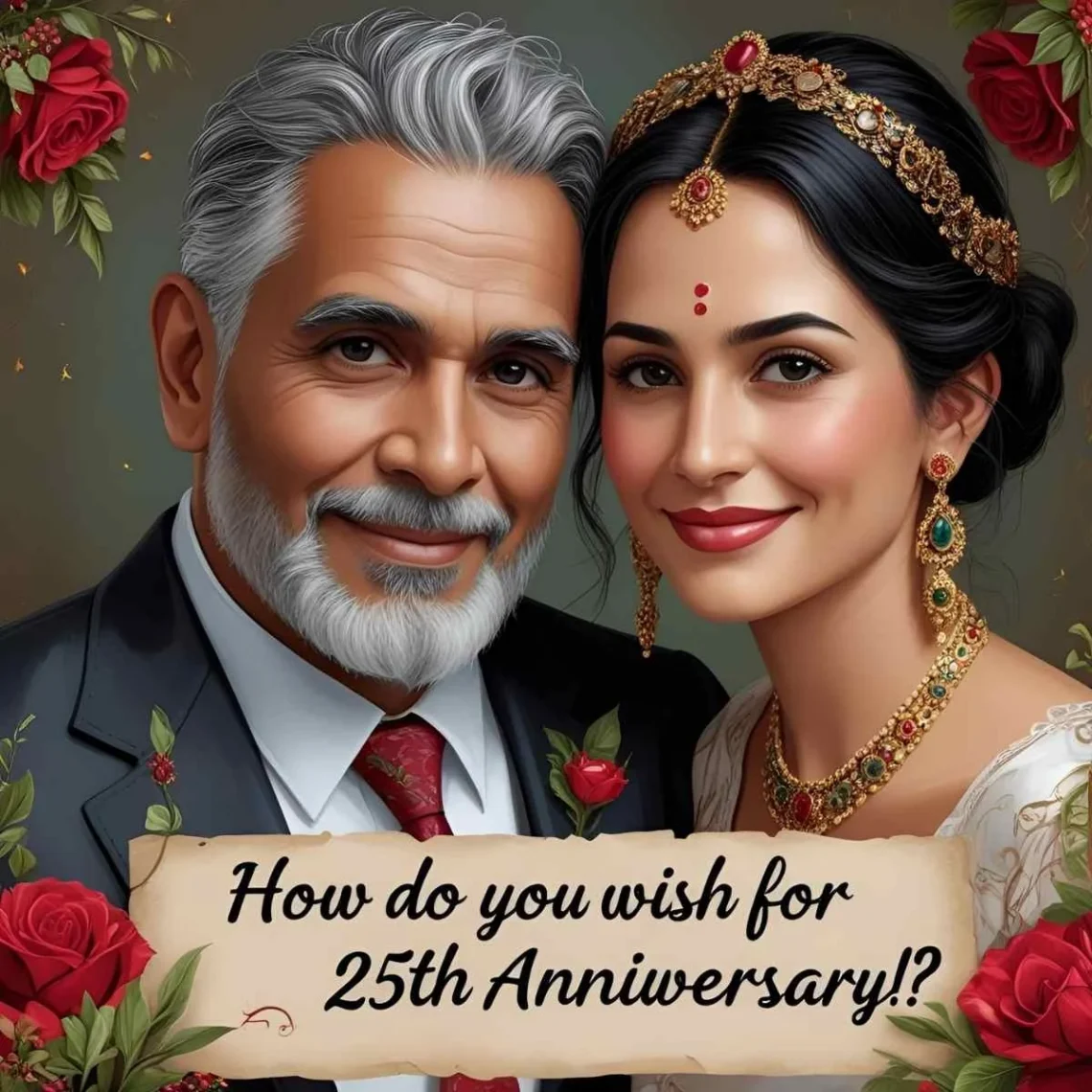 how do you wish for 25th anniversary
