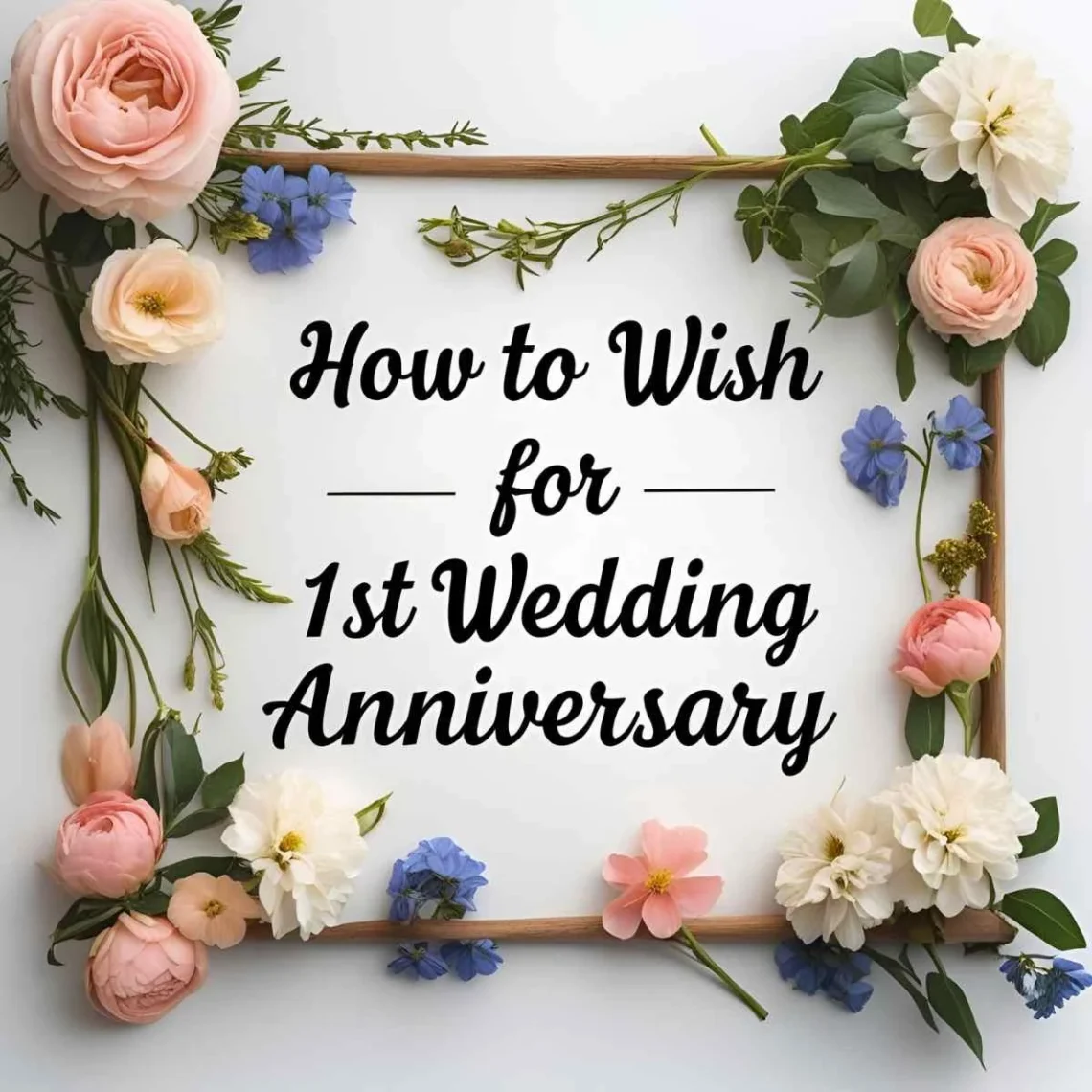 how to wish for 1st wedding anniversary