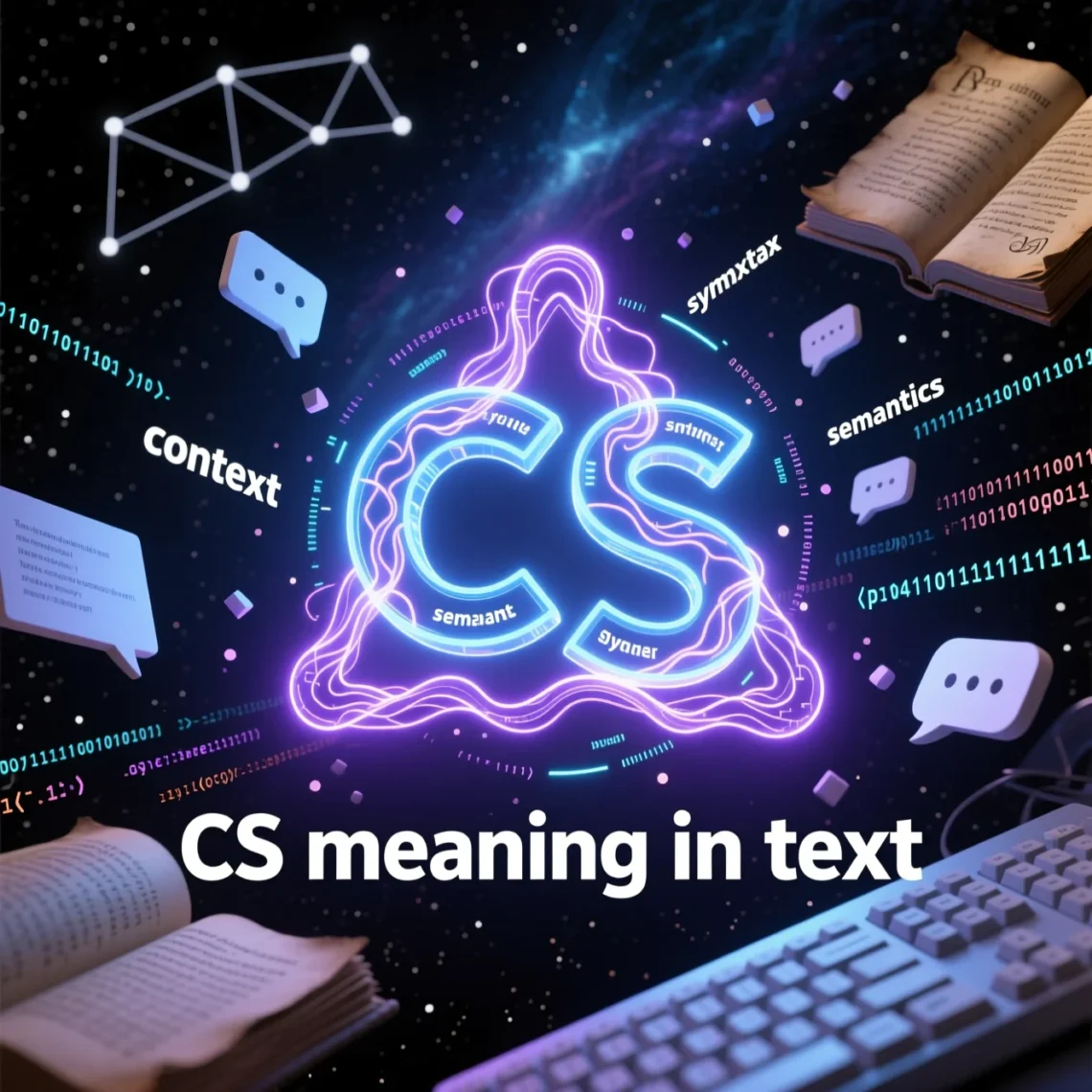 cs meaning in text