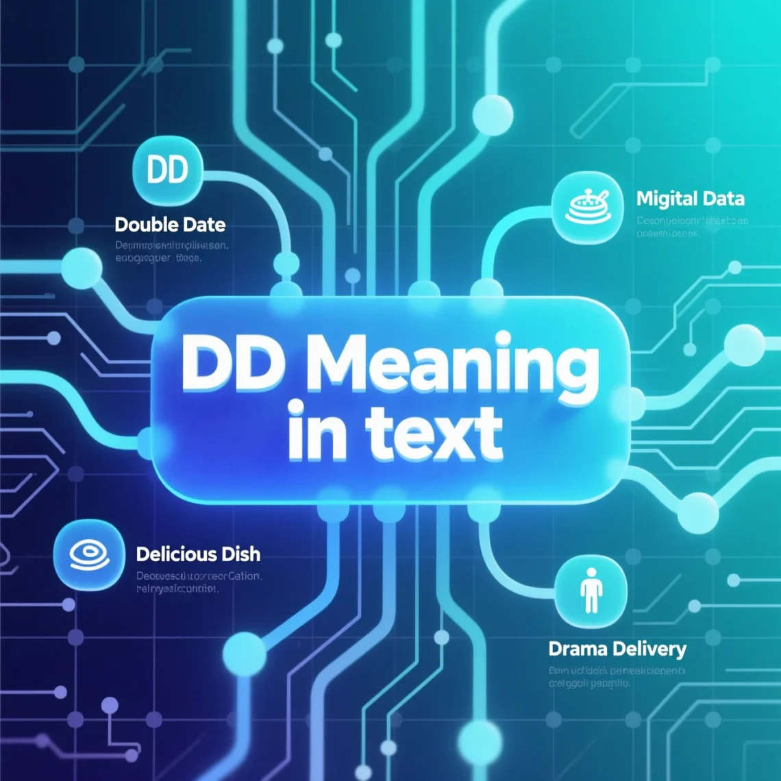 dd meaning in text