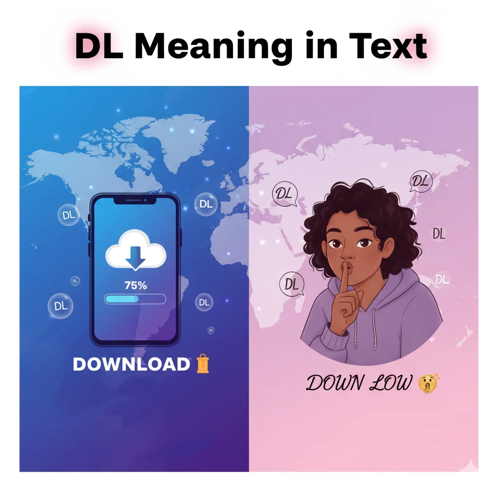 dl meaning in text