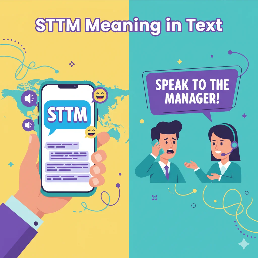 sttm meaning in text