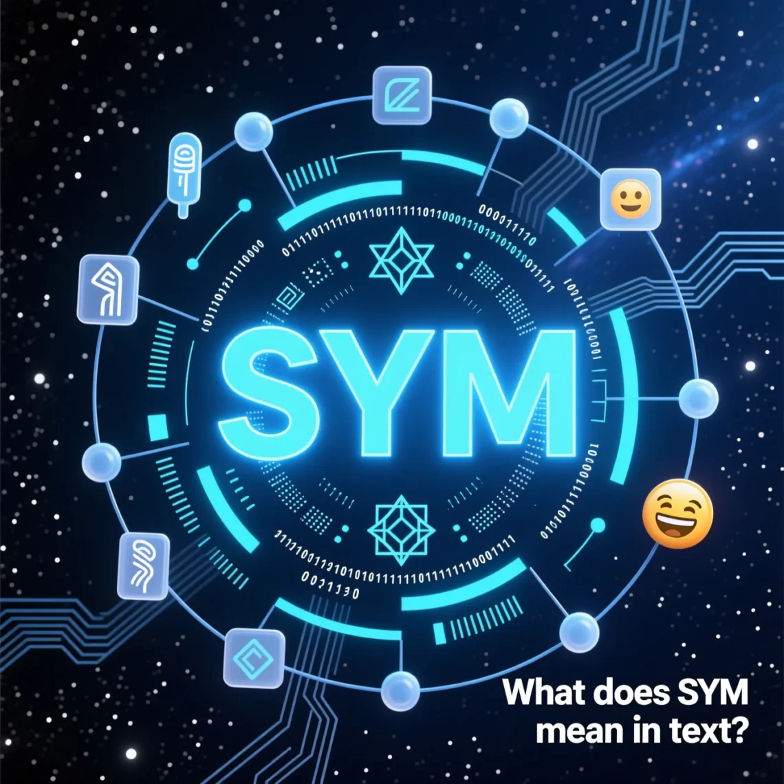 sym meaning in text