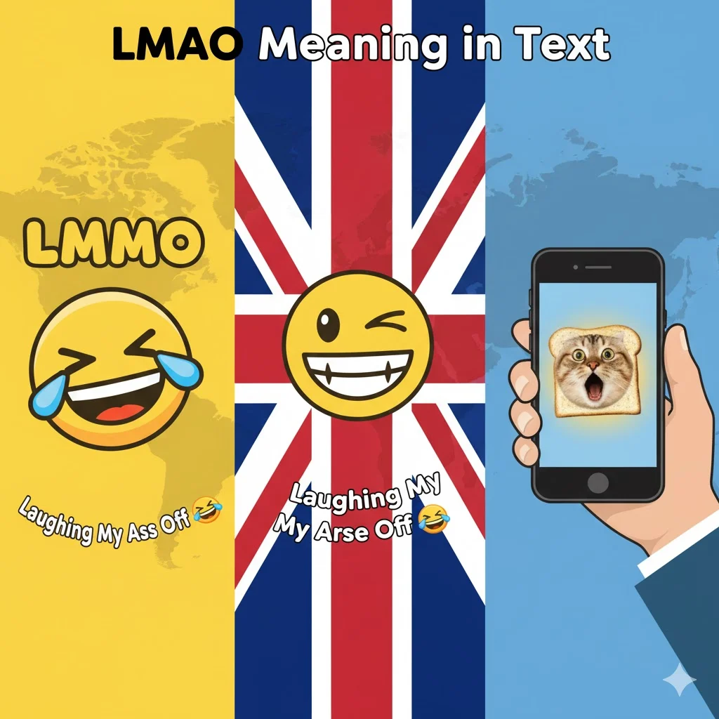 lmao meaning in text