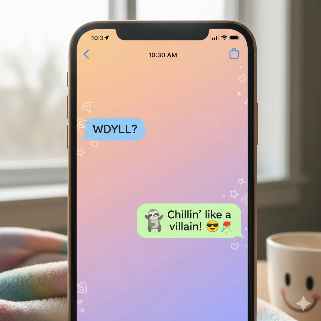 wdyll meaning in text