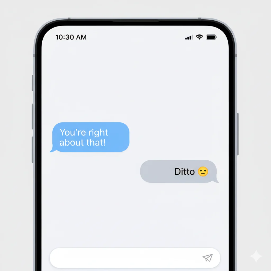 ditto meaning in text