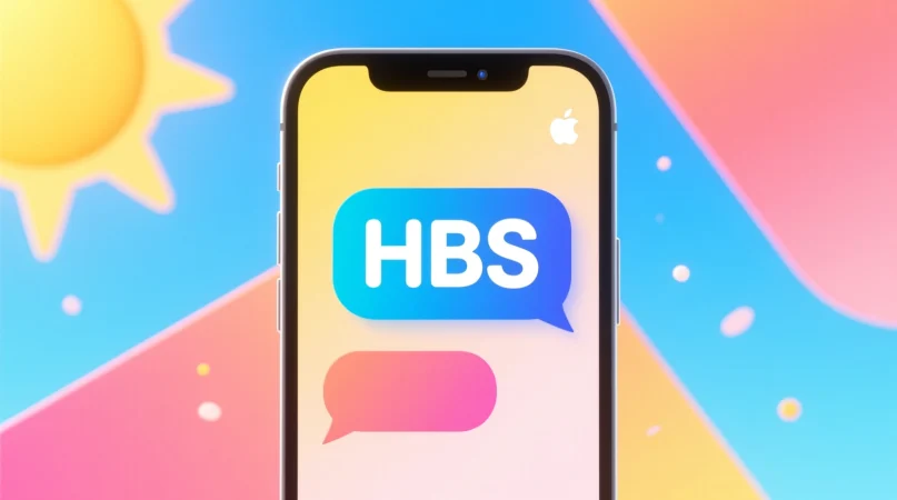 hbs meaning in text