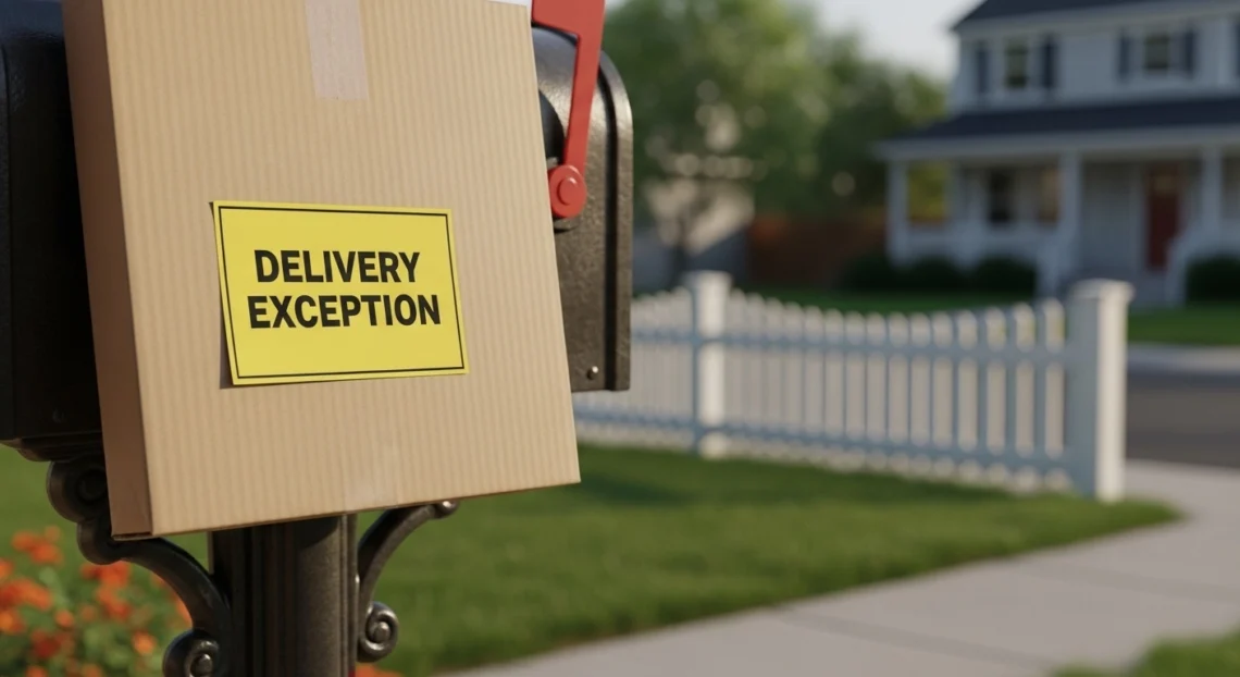 What Does Delivery Exception Mean