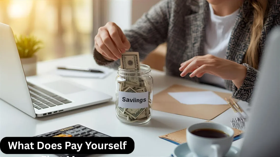 What Does Pay Yourself First Mean