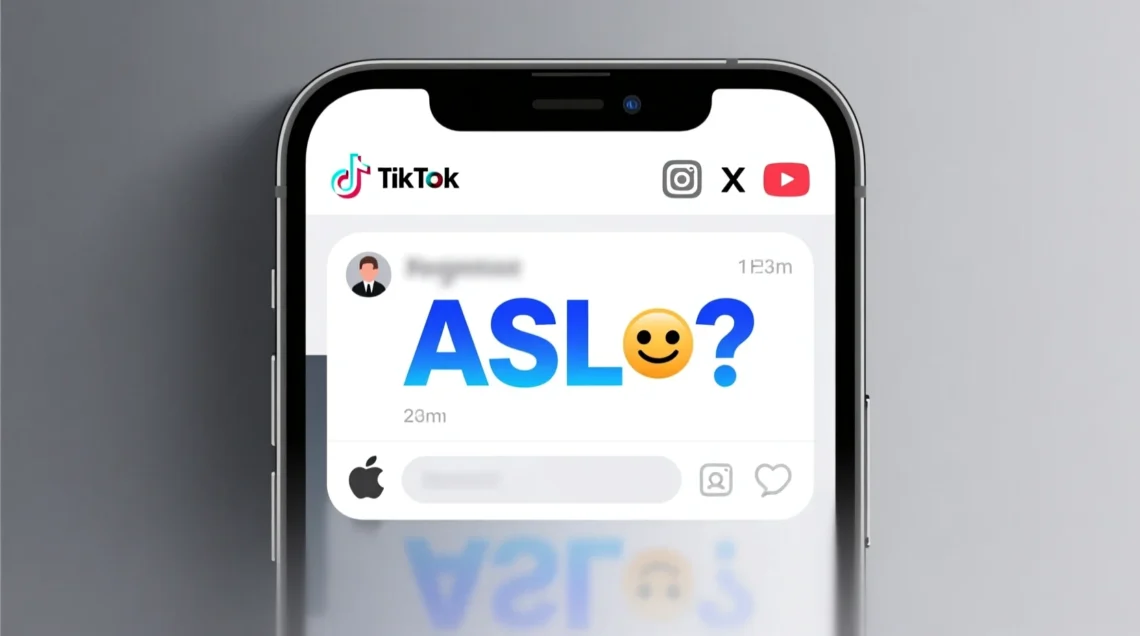 what does asl mean tiktok