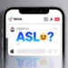 what does asl mean tiktok